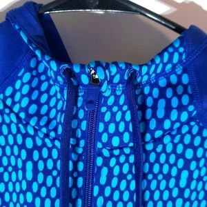 🥎Blue⚽️Hooded🏀 Nike Therma Fit🏐 Full Zip size L